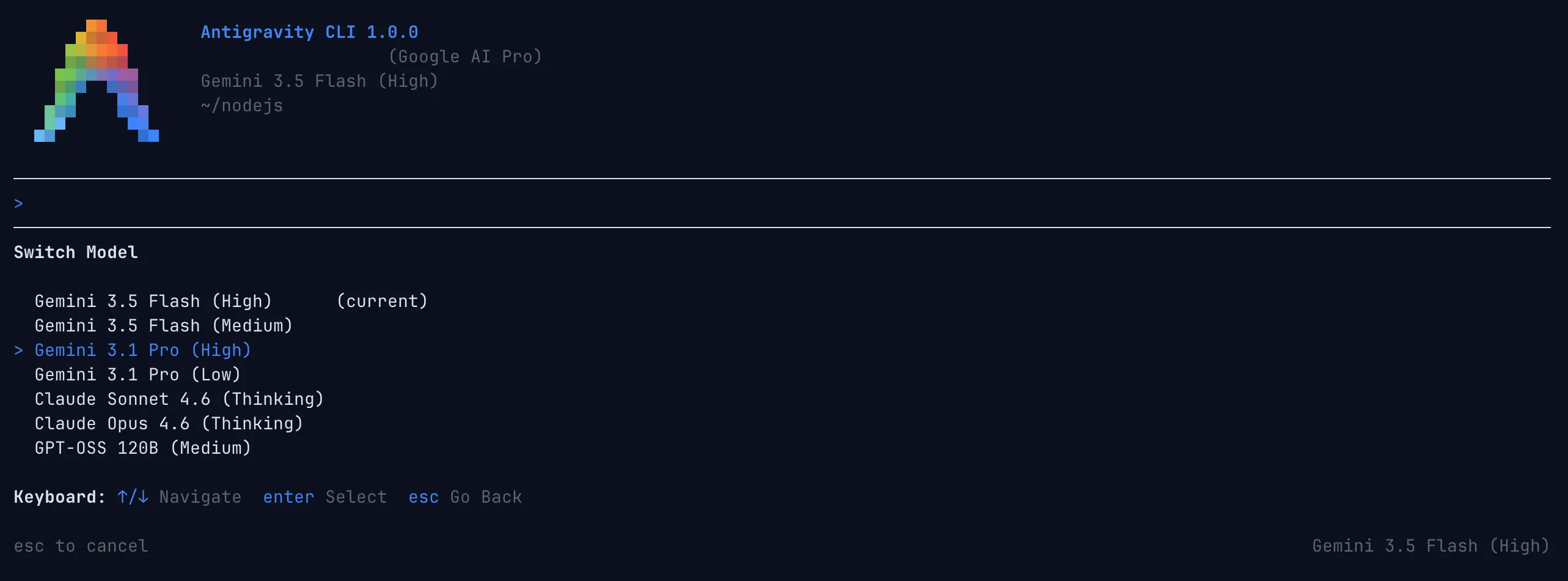 antigravity-cli-model-select.png