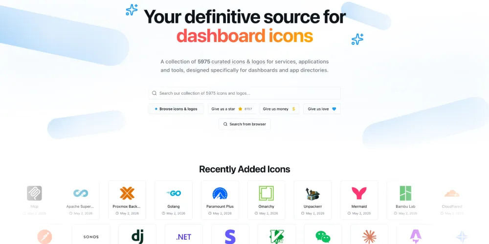 实用网站：使用 Dashboard Icons 便捷获取各种服务的图标